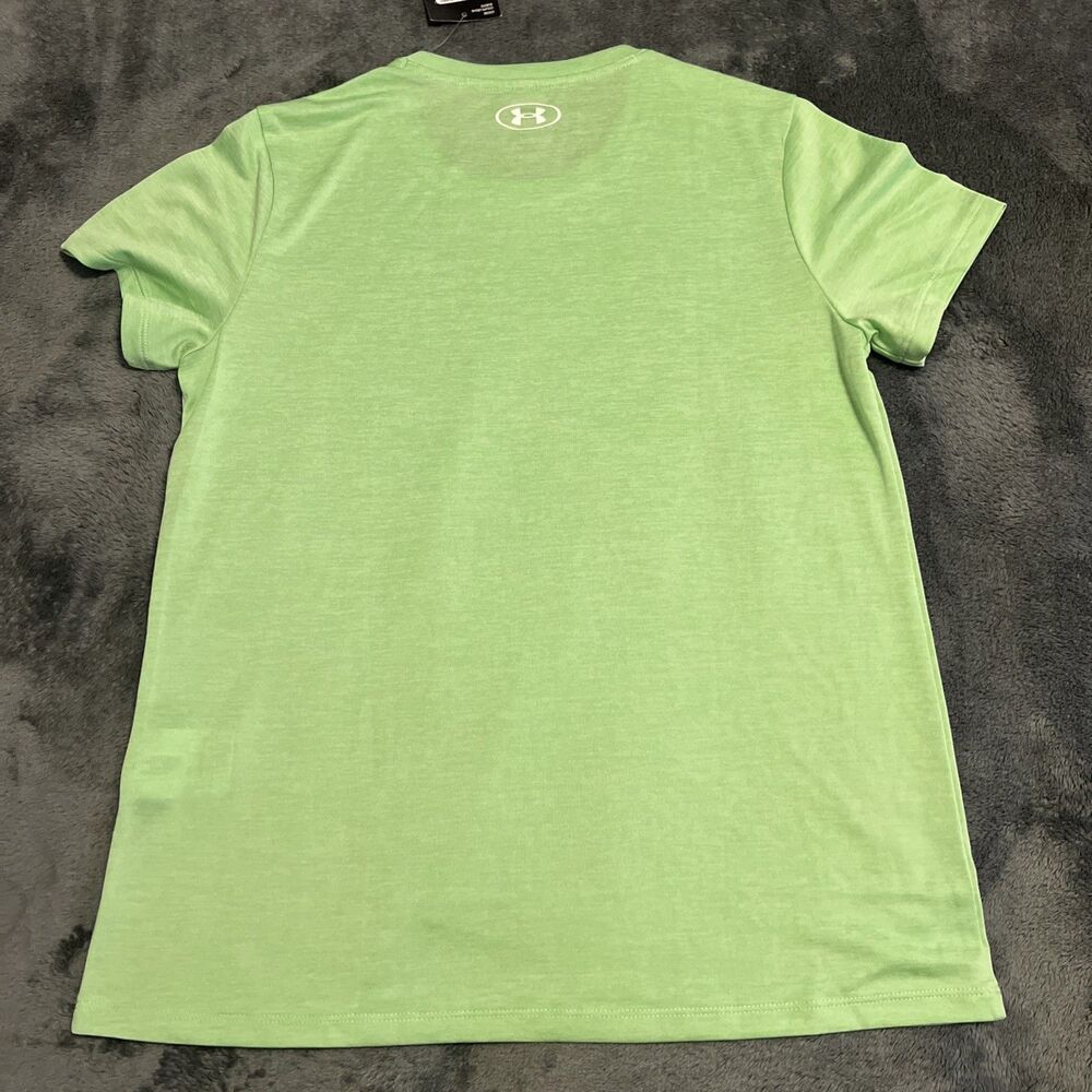Small Women’s Under Armour Loose Tech SSC Twist Green 1384230 - Picture 8 of 8